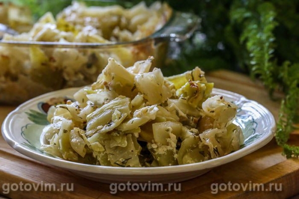 Капуста в молоке в духовке Капуста в молоке в духовке