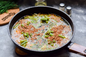 Гречка со стручковой фасолью Гречка со стручковой фасолью