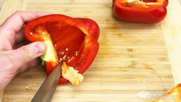 Рецепт: За печенные перцы с сыром в духовке - Сытный завтрак на скорую руку Рецепт: За печенные перцы с сыром в духовке - Сытный завтрак на скорую руку