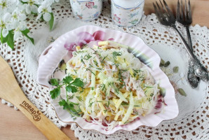 Итальянский салат с фунчозой Итальянский салат с фунчозой