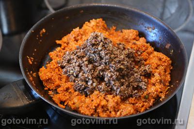 Пирог из голубцов с пшеничной кашей, грибами и овощами Пирог из голубцов с пшеничной кашей, грибами и овощами