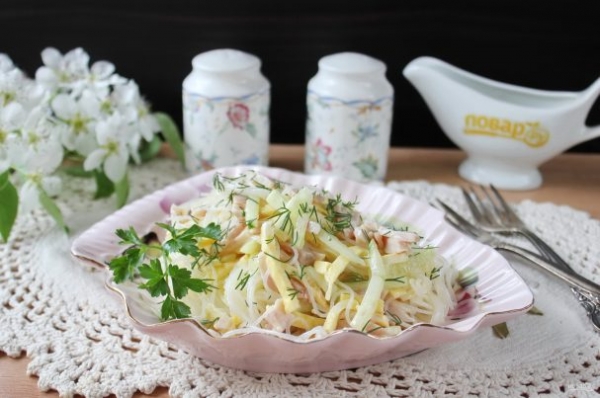 Итальянский салат с фунчозой Итальянский салат с фунчозой