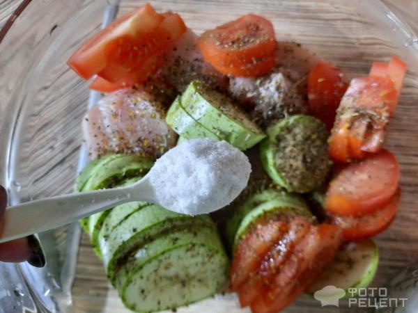 Рецепт: Запеченная в рукаве курица с овощами - ПП-рецепт, всего 3 ингредиента Рецепт: Запеченная в рукаве курица с овощами - ПП-рецепт, всего 3 ингредиента