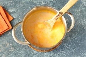 Молочный морковный суп Молочный морковный суп