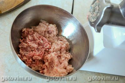 Котлеты из свинины и курицы Котлеты из свинины и курицы