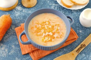 Молочный морковный суп Молочный морковный суп