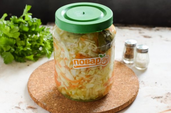 Маринованная капуста на зиму холодным способом Маринованная капуста на зиму холодным способом
