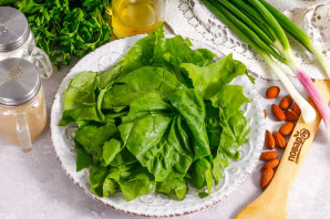 Салат с миндалем и курицей Салат с миндалем и курицей
