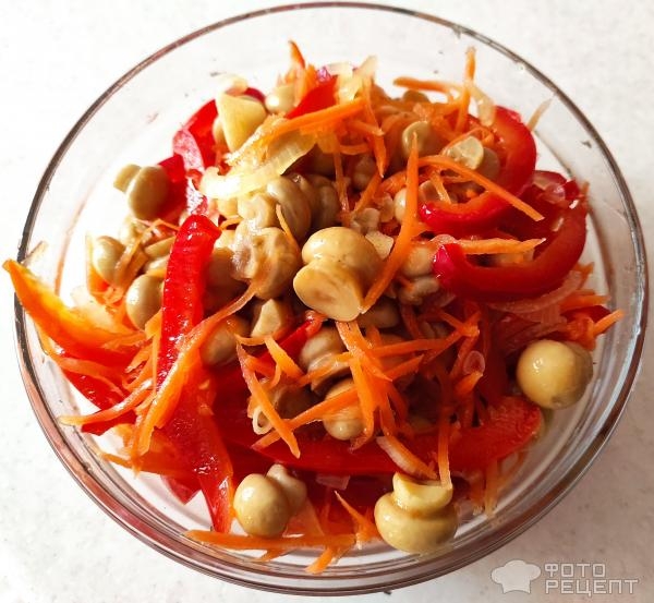 Рецепт: Маринованные шампиньоны с овощами - Сладкие! Рецепт: Маринованные шампиньоны с овощами - Сладкие!