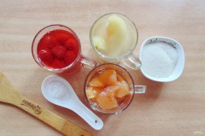 Компот из консервированных фруктов Компот из консервированных фруктов
