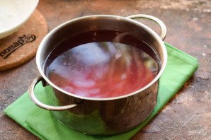 Компот из клубники с мятой и апельсином Компот из клубники с мятой и апельсином