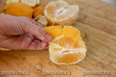 Клубника, протертая с сахаром с апельсинами (без варки) Клубника, протертая с сахаром с апельсинами (без варки)