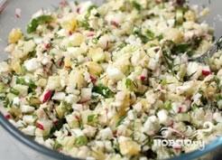 Окрошка на айране Окрошка на айране