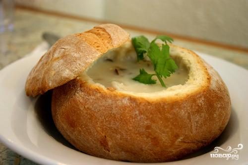 Сырный суп с брокколи Сырный суп с брокколи