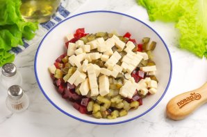 Салат из свеклы со сливочным сыром Салат из свеклы со сливочным сыром