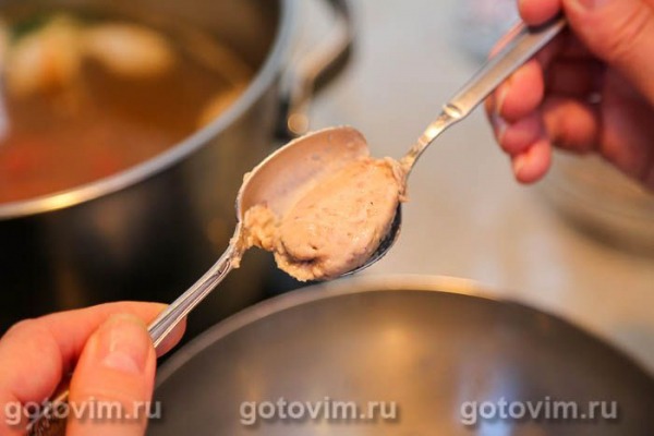 Суп с рыбными фрикадельками Суп с рыбными фрикадельками