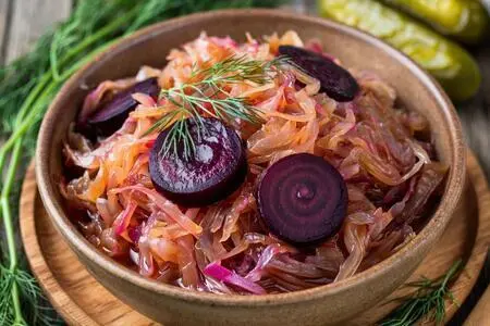Капуста квашеная со свеклой рецепт Капуста квашеная со свеклой рецепт