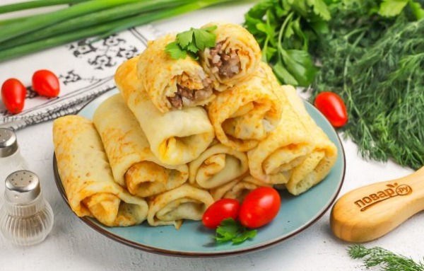 Фаршированные блинчики Фаршированные блинчики