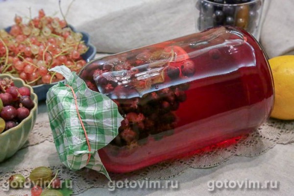 Компот мохито с черной смородиной Компот мохито с черной смородиной