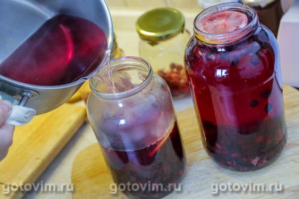 Компот мохито с черной смородиной Компот мохито с черной смородиной