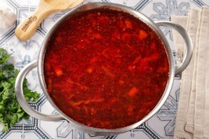 Борщ с картофелем Борщ с картофелем