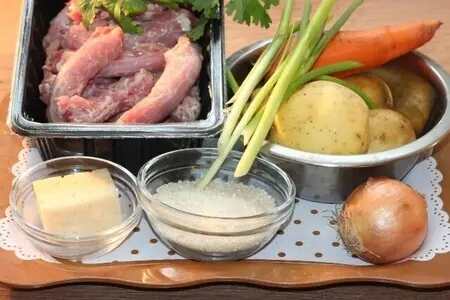 Cуп из куриных шеек с рисом Cуп из куриных шеек с рисом