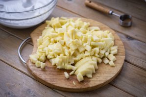 Тертый пирог с яблоками Тертый пирог с яблоками