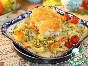 Минтай со сливочным вкусом в пергаменте Минтай со сливочным вкусом в пергаменте