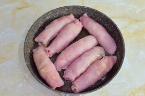 Рулетики из свинины с начинкой