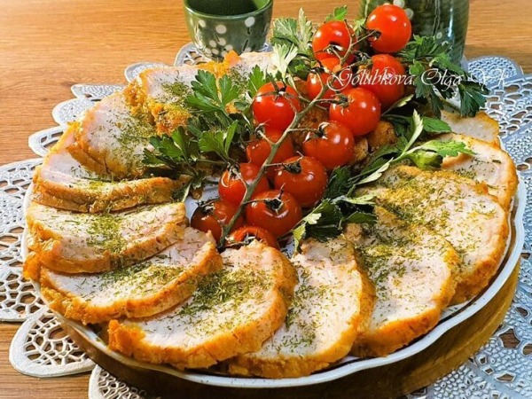 Мясная нарезка на праздничный стол Мясная нарезка на праздничный стол