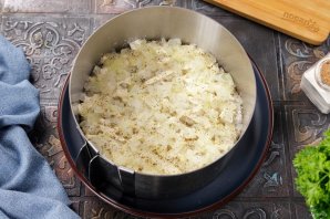 Салат с сайрой и рисом Салат с сайрой и рисом