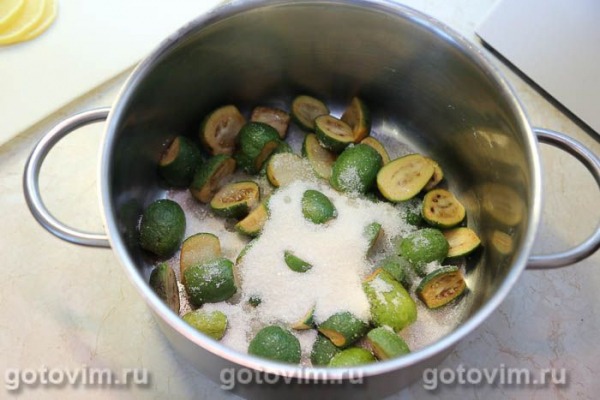 Компот из фейхоа с лимоном Компот из фейхоа с лимоном