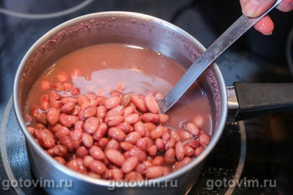Тушеная квашеная капуста с фасолью и мадерой Тушеная квашеная капуста с фасолью и мадерой