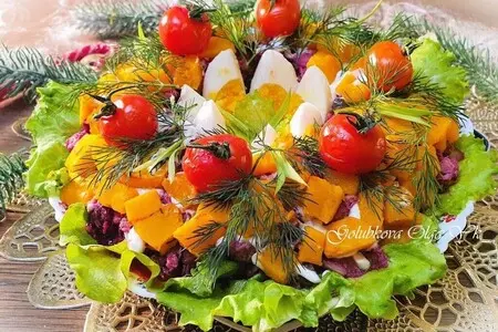 Салат из тыквы и консервированного тунца Салат из тыквы и консервированного тунца