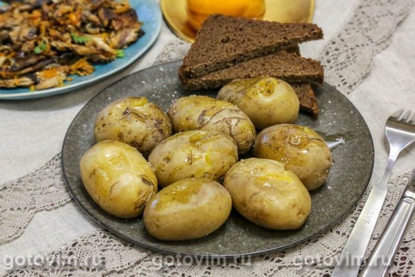 Картофель в микроволновке Картофель в микроволновке