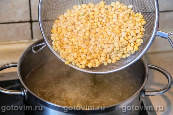 Суп гороховый с языками Суп гороховый с языками