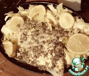 Треска в масле из каперсов, анчоусов