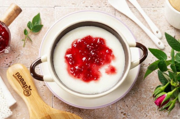 Каша манная в мультиварке